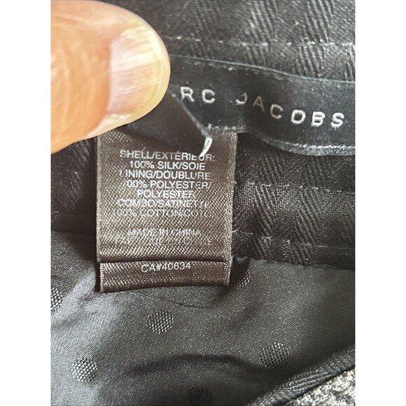 Vintage Marc Jacobs 100% Silk Pencil Skirt with Zippers - Runway 2010 size 8 - Picture 9 of 9